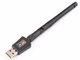 USB 2.0 Wi-Fi з антеною адаптер Realtek 8811CU AC600 600Мбіт/с 2 діапазону 2.4G+5G мережна карта 802.11ac (807501792) Чорний - изображение 5