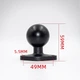 Ромбоподібна монтажна основа RAM з кулькою 1.5" розмір C (RAM-238U) Black (BC_714960) - изображение 2