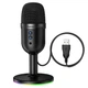 Игровой микрофон Hoco L25 Bright (от USB) Черный - изображение 1