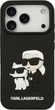 Чохол Karl Lagerfeld Silicone 3D Rubber Karl and Choupette для Apple iPhone 17 Pro Black (KLHCP17L3DRKCNK) - зображення 2