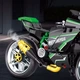 Конструктор Мотоцикл Спортбайк Kawasaki Lokomotive 331 деталь - изображение 4