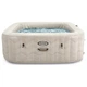 Надувной джакузи с подогревом Бассейн Intex СПА PureSpa Greywood Deluxe Wi-Fi 196 х 71 см 6 человек Объем 1098 л - изображение 1