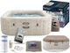 Надувной джакузи с подогревом Бассейн Intex СПА PureSpa Greywood Deluxe Wi-Fi 196 х 71 см 6 человек Объем 1098 л - изображение 7