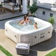 Надувной джакузи с подогревом Бассейн Intex СПА PureSpa Greywood Deluxe Wi-Fi 196 х 71 см 6 человек Объем 1098 л - изображение 9