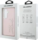 Чохол Karl Lagerfeld Grained Signature Metal Resin Logo для Samsung Galaxy S26 Pink (KLHCS26SPGFKSRSP) - зображення 8