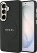 Чохол Guess Saffiano Peony Embossed Ring MagSafe для Samsung Galaxy S26 Plus Black (GUHMS26MPSAMSECK) - зображення 1
