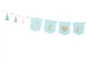 Baner PartyDeco Oh Baby z frędzlami 2,5 m Błękitny (GRL100-011) (5904555015227) - obraz 2