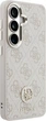 Etui Guess 4G Big Rhinestone Triangle Strap MagSafe do Samsung Galaxy S26 Pink (GUHMS26SP4G4DCSP) - obraz 4