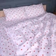 Простирадло MirSon Бязь 17-0963 Tiny Hearts 200x220 см (2200013258841) - зображення 4