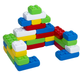 Конструктор большой Mega Brick Bamsic №3 30 деталей Бамсик 115/26 большие блоки для детей 3+ - изображение 2