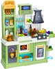 Kuchnia LeanToys z obiegiem wody i akcesoriami 64 elementów Zielona 745865 (5905991084419) - obraz 2