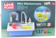 Zlewozmywak LeanToys Love House z obiegiem wody z akcesoriami 12 elementów 745882 (5905991083146) - obraz 1
