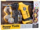 Młotowiertarka udarowa zabawkowa LeanToys Power Tools z wymiennymi końcówkami i okularami 6 elementów (5905991054559) - obraz 1
