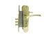 Замок врезной дверной с ручками на планке комплект FZB 77 мм CY362L PB - изображение 1