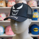 Детская кепка тракер Веном (Venom) с сеткой, регулируемая, 53–56 см, черная, с принтом - изображение 1