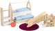Zestaw mebli do pokoju dziecięcego Small Foot do domku dla lalek 8 elementów 5410978 (4020972126320) - obraz 1