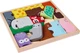 Puzzle Eichhorn drewniane kształty zwierząt w drewnianym pudełku 14 elementów 5632892 (4003046010008) - obraz 3