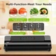 Вакуумний пакувальник Bonsenkitchen VS1900, 125 Вт, для сухих та вологих продуктів - изображение 2