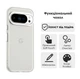 Чохол AeronGuard для Google Pixel 9 | Тонкий матовий білий Frosted, протиударний, силікон + пластик - изображение 10