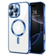Чохол Fiji Chrome для Apple iPhone 16 Pro з MagSafe та захистом камер Blue - зображення 1