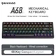 Механическая клавиатура Apayado A68 Blue switch (черная) - изображение 1