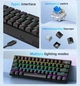 Механическая клавиатура Apayado A68 Blue switch (черная) - изображение 6