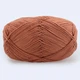 Gazzal Giza Matte, Темный коралл №5590 - 100 г/250 м, 100% египетский хлопок, турецкая летняя пряжа для вязания спицами и крючком, Газал Гиза Мате - изображение 3