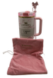 Термос термокружка Stanley Quencher H2.0 Tumbler из нержавеющей стали 1,18 л Vintage Pink Bow KT6007858 - изображение 7