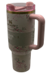 Термос термокружка Stanley Quencher H2.0 Tumbler из нержавеющей стали 1,18 л Vintage Pink Bow KT6007858 - изображение 8