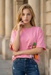 Футболка с Турецкой петли 1007м103 розовый one size - изображение 9