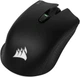 Игровая беспроводная мышь Corsair Harpoon RGB Wireless / Bluetooth / Радиоканал / PixArt PMW3325 / 10000 DPI / 6 кнопок / RGB подсветка / Съемный кабель / Черная - Б/У - изображение 3