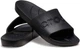 Шльопанці чоловічі Crocs slide black 39 чорні - изображение 3
