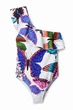 Жіночий суцільний купальник Desigual Ariel S 22SWMK14/1000 (S) - изображение 2