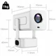 Проектор портативный Zenwire Android 13 WiFi 360 Full HD 4K к телефону IMC360 White (5904507521776) - изображение 3