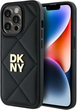 Панель DKNY Quilted Stack Logo для Apple iPhone 14 Pro Max Black (DKHCP14XPQDSLK) - зображення 1