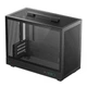 Корпус Deepcool CH160 PLUS, Black, без БЖ, Mini Tower, MicroATX / Mini ITX, 1xType-C / 2xUSB 3.0, макс. CPU - 164 мм / GPU - 342 мм, бічна панель із загартованого скла (R-CH160-BKNGM0-G) - изображение 1