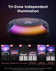 Розумний торшер Govee Uplighter RGBIC з ефектом водяних брижів: LED лампа 2 в 1, SmartThings, Alexa, Matter, білий/кольоровий - зображення 6