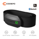 Нагрудный пульсометр Coospo H808S Bluetooth ANT+: профессиональный датчик сердечного ритма для бега и велоспорта, IP67, Black - изображение 2