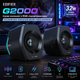 Ігрові колонки Edifier G2000 RGB Black: 32 Вт, Bluetooth 5.1, USB, AUX, 12 ефектів підсвічування, EQ режими - зображення 2