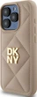 Etui plecki DKNY Quilted Stack Logo do Apple iPhone 15 Pro Beige (DKHCP15LPQDSLE) - obraz 2