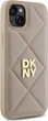 Etui plecki DKNY Quilted Stack Logo do Apple iPhone 15 Plus Beige (DKHCP15MPQDSLE) - obraz 4