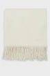 Жіночий білий шерстяний шарф WOOL WOVEN SCARF Gant OS 4920203 - зображення 3