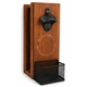 Дерев'яний відкривач для пляшок з сітчастим контейнером для збору кришок - изображение 1