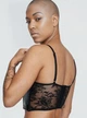 Комплект Victoria's Secret бюстье корсет + трусики тонг - 34B - L - Черный - изображение 3