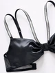 Комплект белья Victoria's Secret Shine Bow - S - M - Черный - изображение 6