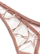 Комплект белья Victoria's Secret Stardust Embroidery Unlined Low-Cut Demi Bra - 32C - XS - Бежевый - изображение 6