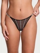 Комплект белья Victoria's Secret Sheer Shine Corset Top - XS - S - Черный - изображение 4
