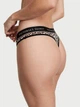 Бавовняні трусики тонг Victoria's Secret Logo Cotton Thong Panty - L - Леопардовий - зображення 2