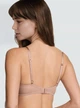 Комплект белья Victoria's Secret Stardust Embroidery Push-Up Bra - 34B - S - Бежевый - изображение 3