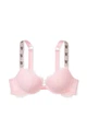 Комплект білизни Victoria's Secret Shine Strap Lace Push-Up Bra - 34C - M - Рожевий - зображення 5